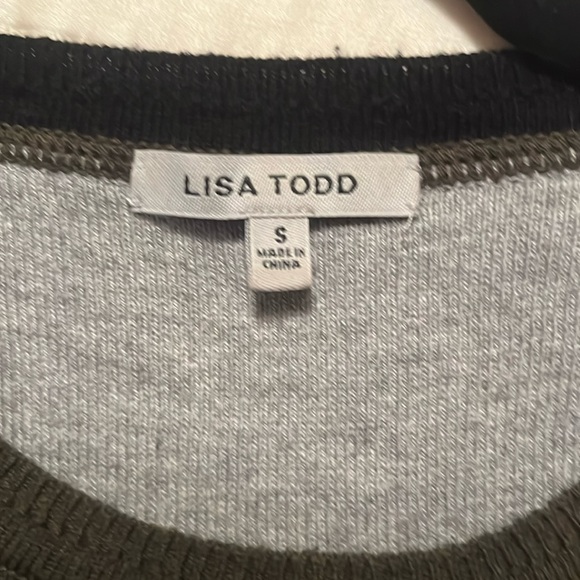 Lisa Todd Block Shock Colorblock Crewneck Cashmere Sweater - Picture 14 of 15